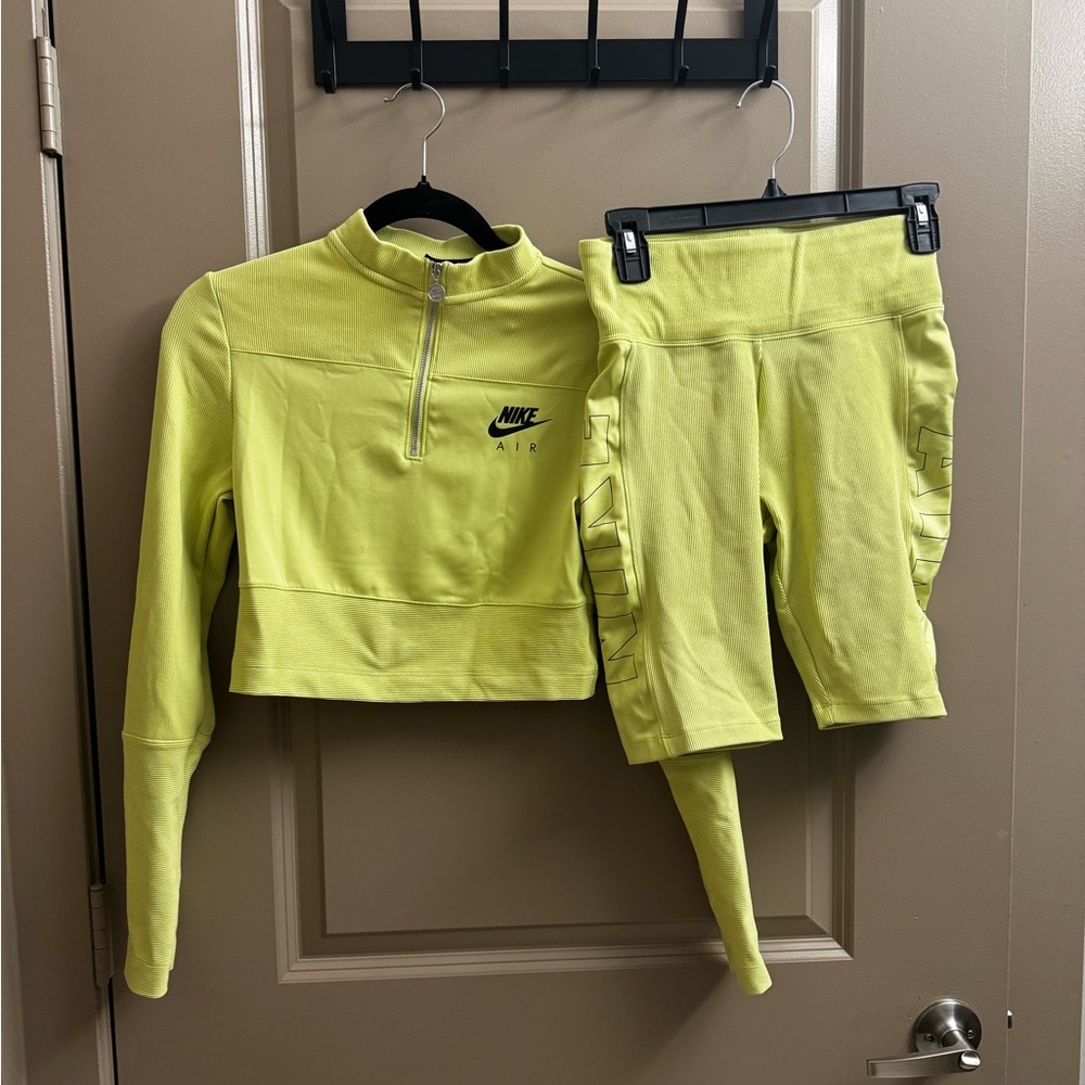 Nike Air Neon Green Activewear Set